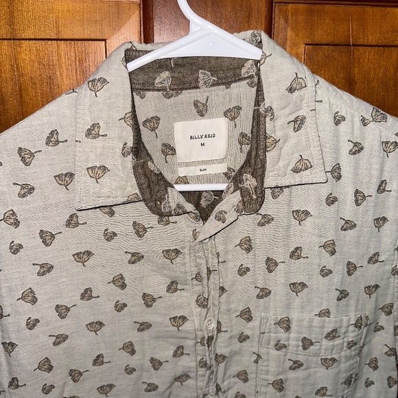 Billy Reid Slim Button-Up Shirt - Size Medium - Picture 2 of 3
